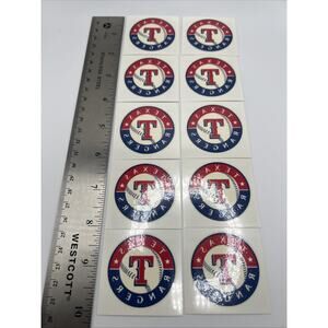 Texas Rangers MLB Baseball 10 Count Temporary Tattoos Game Party Team Home Run